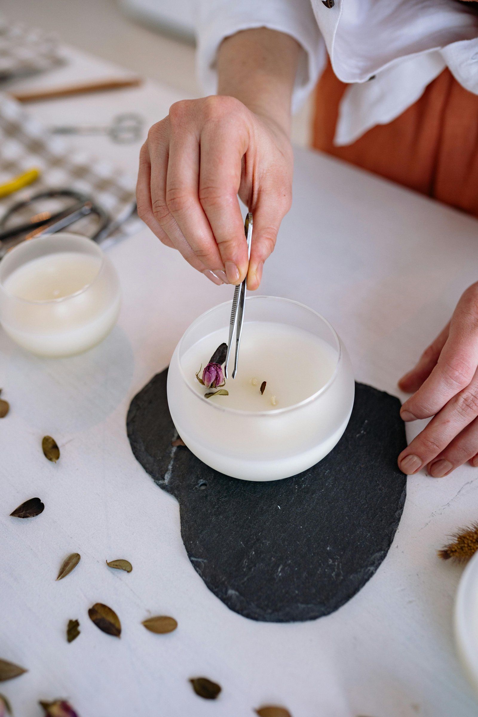 Handcrafted candle making
